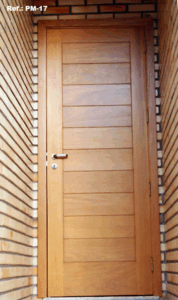 Porta madeira externa