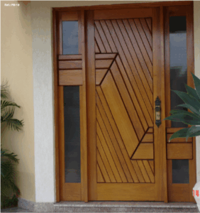 Porta madeira externa