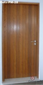 Porta madeira externa