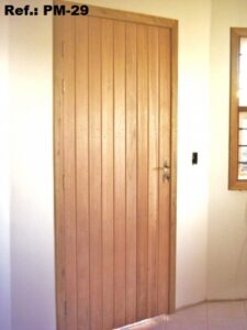 Porta madeira externa