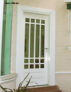 Porta madeira externa